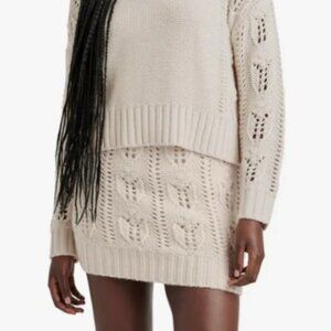 Splendid Portland Cable Sweater Skirt Size XS